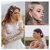 8Pcs Rhinestone Bobby Pins Diamond Hair Clips Decorative Hair Pins Wedding Hair Clip Rhinestone Jewelry Barrette Crystal Barrette Elegant Hairpin Bride Silver Hairpin Barrette for Brides Women Girls