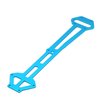 Vgoohobby Aluminum Alloy Upper Chassis Brace Radio Tray 04002 Compatible with Redcat Racing Volcano-EPX HSP 94107 94110 94111 94170 1/10 Off-Road Electric RC Buggy Monster Truck,Blue
