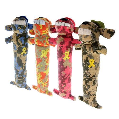 Loofa Dog Support Our Troops 18" Plush Dog Toy