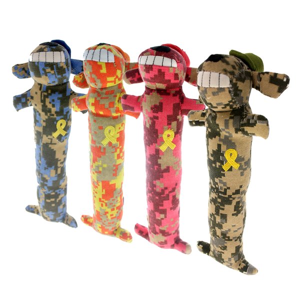 Loofa Dog Support Our Troops 18" Plush Dog Toy