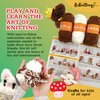 BeKnitting Pompom Craft Kit | Craft Supplies for Kids Age 5+ | Complete with Yarn & Pompom Makers| Gift Box | Knitting Toy Art