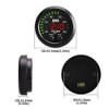 ZHSYMX Universal 52mm Water Temperature Gauge with Alarm and 1/8 Npt Sensor Car Digital Meter Red Display Green Ambient Light Temp 100-300F(38-150C)