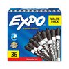 EXPO Dry Erase Markers, Chisel Tip, Black, Low-Odor, Perfect for Whiteboards, Non-Porous Surfaces & Home Offices (Pack of 1, 36 Count Total)