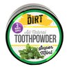 The Dirt - Tooth Powder, Herbs, Essential Oils & Bentonite Clay Tooth Powder, Natural Fluoride-Free Toothpaste Alternative, Organic Vegan (Super Mint, 25g: 3 Month Supply)