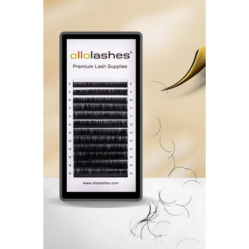 Eyelash Extension B C CC D J Curl Mix 5-20mm 0.03-0.15 Super Matte Classic Lash Extensions Professional Supplies for Lash Techs (CC-0.05, 8-15mm)