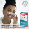 MEDca Deep Cleansing Blackhead Pore Strips - Pack of 24 Peel - Off Blackhead Remover and Pore Unclogging Strips for Nose and Face, Chin, Forehead & Healthier Looking Skin