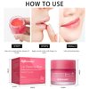 Lip Mask Overnight, Lip Sleeping Mask, lip Mask With Vitamin C, Antioxidants, Improves Dryness, Hydrating &Prevention Dry and Crack Lip Scrubs Exfoliator (berry&grape)