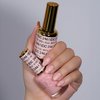 DND Gel DC Sheer Polish Set - 1 each of Gel Polish and Nail Polish, Milky Pink, 0.5 Fl Oz