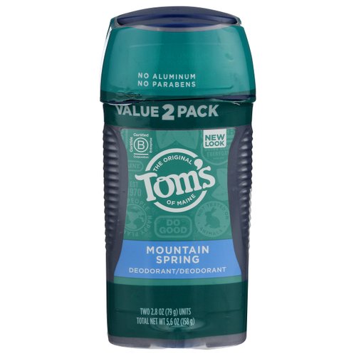 Mountain Spring Long Lasting Stick Deodorant Twin Pack
