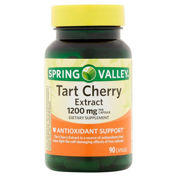 Spring Valley Tart Cherry Extract for Joint Health, 1200 Mg, 90 Capsules