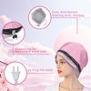 Hair Steamer,Steamer for Hair,Hair Dryer Bonnet Adjustable Deep Conditioning Electric Heat Cap Intelligent Temperature Control US Plug 110‑220v,Hair Steamer for Deep Conditioning