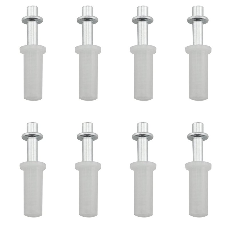 JianLing 8pcs Bifold Door Pivot Closet Door Hardware Spring Loaded Bi ...