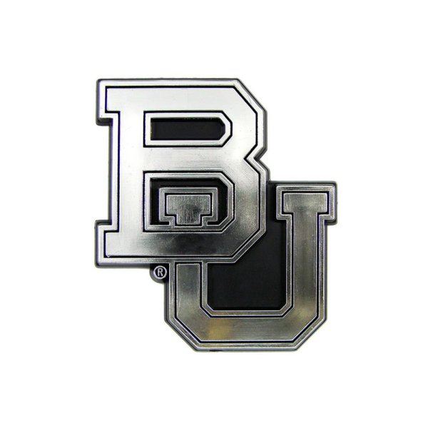 FANMATS 60329 Baylor Bears Molded Chrome Plastic Emblem