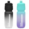 24oz Bike Water Bottle, Sport Squeeze Water Bottle Leakproof BPA Free with Capacity Scale w/Pull Top Lid, Reusable, for Bicycle, Gym, Hiking 2 Pack