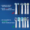 THISONG Toothbrush Head Covers for iO Toothbrush Heads, Toothbrush Caps Suitable for Oral B Electric Toothbrush Head, iO Brush Head Covers for Travel&Home (4 Pcs, Transparent)