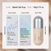 Halo east Small Milk Bottle Foundation Cream - Lightweight, Sheer, Hydrating, Concealing, Contouring and Sunscreen BB Cream (03#WHEATEN)