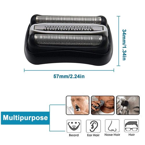 2023 Original Craftwork Shaver Foil & Cutter Blade for Braun Series 3 21B/ 32B 320S-4 340S-4 350CC-4 330S-4