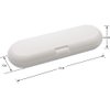Nincha Plastic Electric Toothbrush Travel Case for Fairywill/TEETHEORY/Seago/Dnsly Series Sonic Electric Toothbrush, White