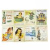 Yueton 32 Pcs 1 Set Vintage Retro Old Europe Dancing Travel Advertising Album Postcard Greeting Post Cards for Collecting