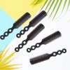 Elesunory 30 Pack Bulk Hair Brushes, Disposable Anti Static Detangling Hair Brush, Hair Brush Bulk for Hotel Nursing Home Homeless, Black, 7 x 0.78 Inch