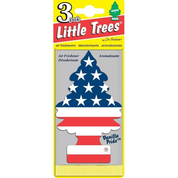 LITTLE TREES Car Air Freshener | Hanging Paper Tree for Home or Car | Vanilla Pride | Single Pack