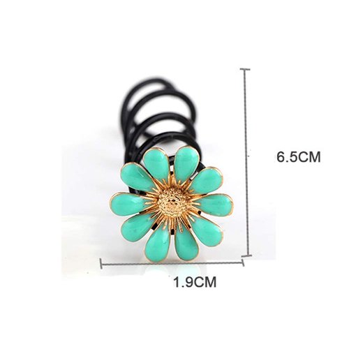 10PCS Lovely Assorted Color Flower Spiral Spin Screw Hair Pins Bobby Pins Twist Insert Hairpins Barrettes Hair Clips Hair Bun Styling Tool Hair Accessories for Women Girls DIY Hair Style