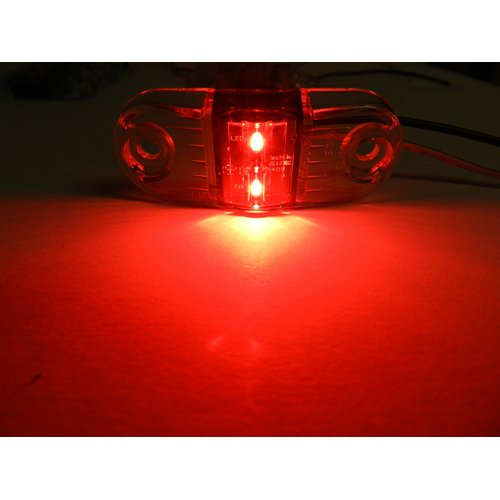 TecNiq, Inc (6) 2 LED Red Surface Mount Clearance/side Marker Light Truck Trailer Rv - USA