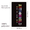 Astroworld Flag Black, 3x5 Feet Flag Banner, Man Cave Wall Flag with Brass Grommets for College Dorm Room Decor,Tailgates,Parties,Gift, Please identify the store name "SSandy" for purchase