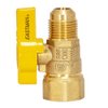 Eastman 60003, Brass Straight-Flare Gas Ball Valve, 1/2" FIP x 1/2" OD Tube