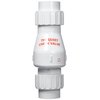 Zoeller 30-0040 1.5" PVC Quiet Union Check Valve, White