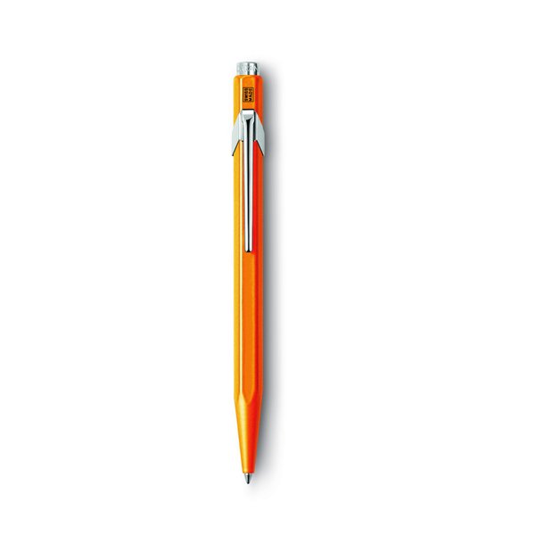 CREATIVE ART MATERIALS Caran D'ache Ballpoint Pen Metal Fluor Orange (849.030)