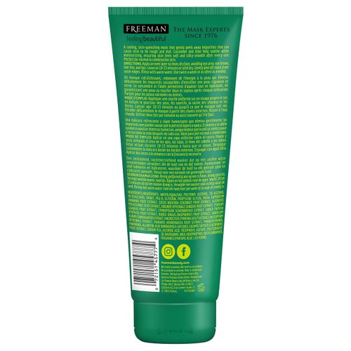 Feeling Beautiful Freeman Cucumber Peel-Off Gel Mask,6 Fl Oz (Pack of 2)