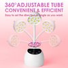 BORNBYME UV Nail Lamp for Gel Nails, 36W UV Nail Light Gooseneck Rechargeable with 4 Time Setting & Smart Auto Sensor for Nail Salon Home Use Lamp