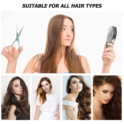 Healifty 2pcs Phoenix Horn Comb healthy comb sheep horn comb ox horn hair comb natural horn comb hair combs for women beard comb phoenix hair comb mens comb manual wooden comb horns women's