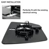 Driver Left Side Heated Blind Spot Mirror Replacement for 2015 2016 2017 2018 2019 2020 Ford F150 Side Mirror - Side Rear View Heated Convex Mirror Glass with Rear Holder FL3Z17K707L