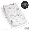 Sweet Jojo Designs Farm Animals Boy Girl Gender Neutral Unisex Baby Changing Pad Cover Sheet Infant Newborn Diaper Change Mat Cover Watercolor Farmhouse Barn Horse Cow Sheep Pig Goat Chickens Trees