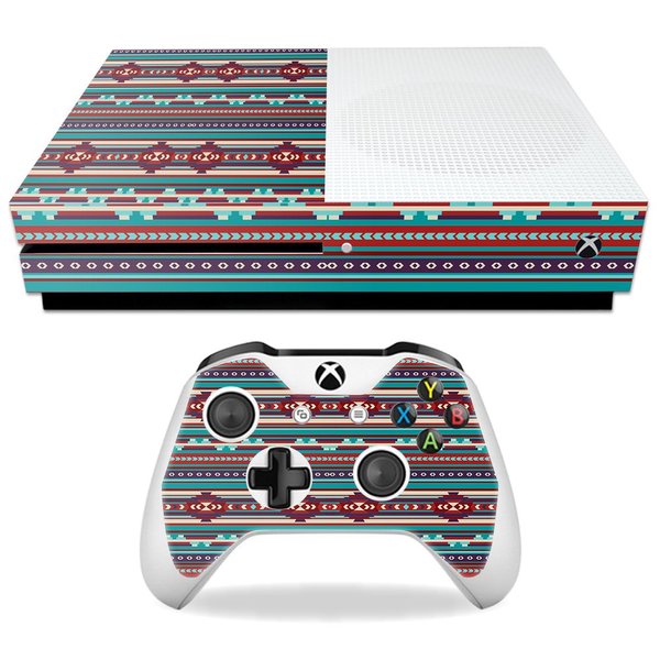 MightySkins Skin Compatible with Microsoft Xbox One S - Southwest Stripes | Protective, Durable, and Unique Vinyl Decal wrap Cover | Easy to Apply, Remove, and Change Styles | Made in The USA