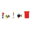 Super Mario 2.5" Action Figures Bowser's Airship Deck Diorama Playset