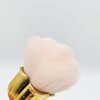 KuAoyoja Nail Art Dust Powder Remover, Pink Rose Soft Brush Acrylic Nail Arts Manicure Dust Cleaner Brush for Nail Trimming Cleaning Makeup Brush Tools (Pink)