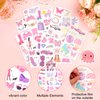 10 Sheets Pink Temporary Tattoos for Girls, 77 Patterns Pink Bachelorette Temporary Tattoos y2k Temporary Tattoos Bach Party Favors Birthday Party Tattoos for Girl