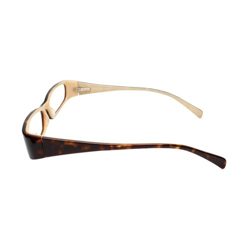 Calabria Splash 52 Rectangular Reading Glasses +0.50 Tortoise Cream Women Trendy Single Power Readers Ladies Modern Eyeglass