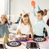 40PCS Hot Car Party Supplies Happy Birthday Dinnerware Disposable Racing Car Race Track Party Favors Plates and Napkins Sets for Kids Boys Birthday Racing Sports Serves 20