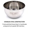 Parker Safety Razor, Deluxe Unbreakable Stainless Steel Shaving Bowl – for use with your favorite Shave Soap or Lathering Shaving Cream