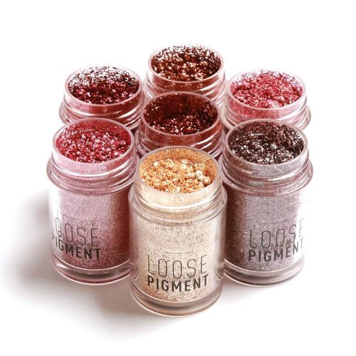 Kuuleyn Eye Shadow, Eyes Pigment Powder, Loose Glitter for Eyeshadow, 12 Colors Glitter Eyeshadow Beauty Eyes Long Lasting Makeup Cosmetics for Women (#12)