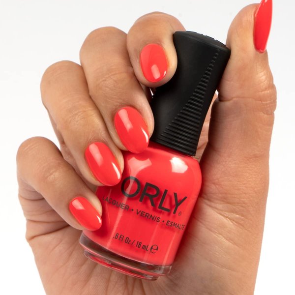 Orly Nail Polish 'Connect the Dots' | Coral Pink Creme Nail Lacquer from POP Lacquer Collection | 0.6fl oz
