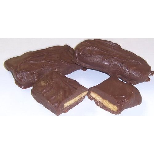 Scott's Cakes Milk Chocolate Graham Crackers in a 1 Pound Clear Cello Bag