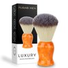 RUBAB MEN Shaving Brush for Men |Firefly Edition| Super Soft Cruelty Free Bristles & Premium Ergonomic Handle Handcrafted with Passion