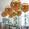 KatchOn, Tiger Balloons for Birthday Party - Big 22 Inch, Pack of 6 | Tiger Stripe Balloons, Tiger Print Balloons for Tiger Party Decorations | Tiger Birthday Decorations | Tiger Decorations for Party