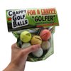 Gears Out Crappy Golf Balls for a Crappy Golfer - Funny Gag Gifts for Golfers Guaranteed NOT to Improve Your Golf Game includes 5 Golf Balls Novelty Golf Gifts