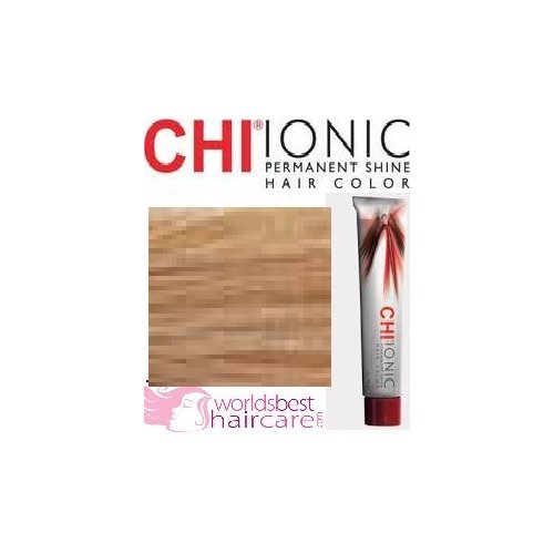 Chi ionic permanent shine hair color 8g medium gold blonde